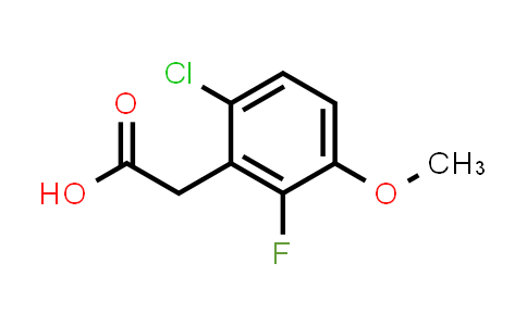6-Chloro-2-fluoro-3-metrhoxyphenyl acetic acid