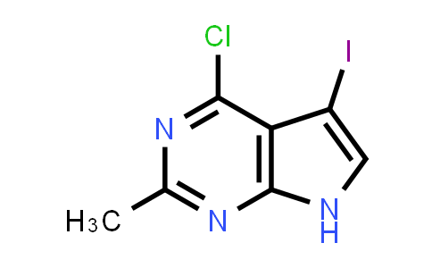 4-Chloro-5-iodo-2-methyl-7H-pyrrolo[2,3-d]pyrimidine