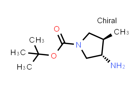 trans-1-Boc-3-amino-4-methylpyrrolidine