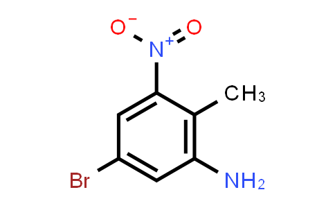 5-Bromo-2-methyl-3-nitro-benzenamine