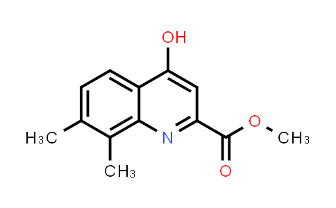 Methyl 4-hydroxy-7,8-dimethylquinoline-2-carboxylate