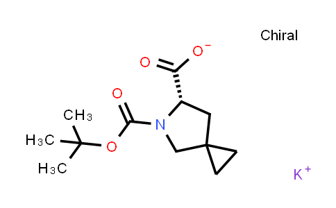 potassium (S)-5-(tert-butoxycarbonyl)-5-azaspiro[2.4]heptane-6-carboxylate