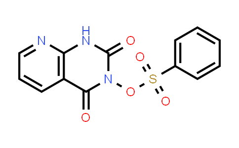 benzenesulfonic acid (2,4-dioxo-1H-pyrido[2,3-d]pyrimidin-3-yl) ester