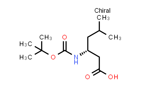 (R)-3-((tert-Butoxycarbonyl)amino)-5-methylhexanoic acid