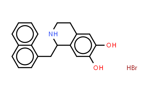 1-(naphthalen-1-ylmethyl)-1,2,3,4-tetrahydroisoquinoline-6,7-diol;hydrobromide