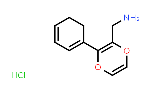 [3-(1-cyclohexa-1,3-dienyl)-1,4-dioxin-2-yl]methanamine hydrochloride