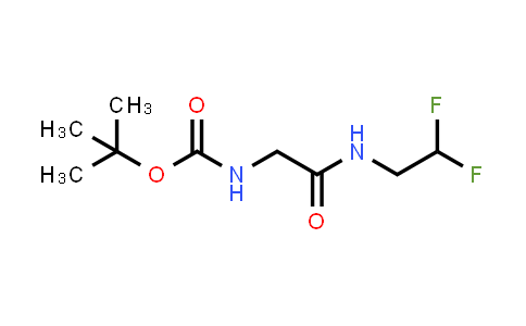 [(2,2-difluoro-ethylcarbamoyl)-methyl]-carbamic acid tert-butyl ester