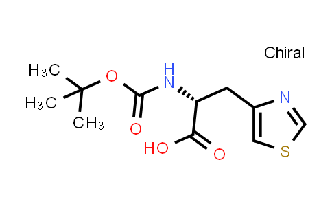 (R)-2-((tert-Butoxycarbonyl)amino)-3-(thiazol-4-yl)propanoic acid