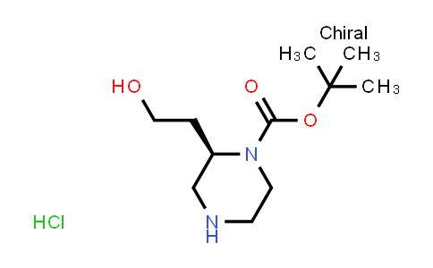 (R)-tert-butyl 2-(2-hydroxyethyl)piperazine-1-carboxylate-HCl