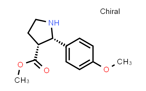 (2S,3R)-methyl2-(4-methoxyphenyl)pyrrolidine-3-carboxylate