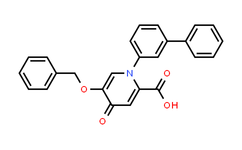 1-([1,1'-Biphenyl]-3-yl)-5-(benzyloxy)-4-oxo-1,4-dihydropyridine-2-carboxylic acid