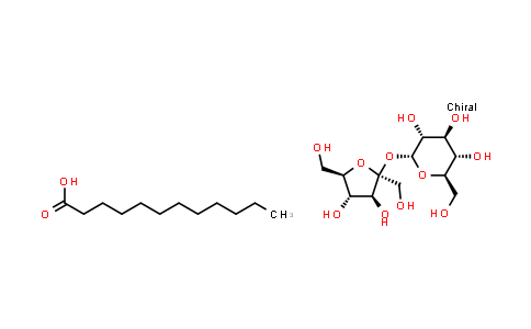 (2R,3R,4S,5S,6R)-2-[[(2S,3S,4S,5R)-3,4-dihydroxy-2,5-bis(hydroxymethyl)-2-oxolanyl]oxy]-6-(hydroxymethyl)oxane-3,4,5-triol; dodecanoic acid