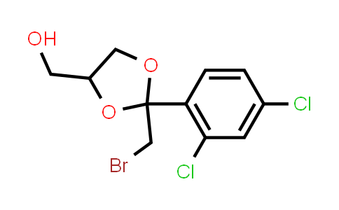 (2-(Bromomethyl)-2-(2,4-dichlorophenyl)-1,3-dioxolan-4-yl)methanol