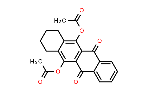 acetic acid (12-acetyloxy-6,11-dioxo-1,2,3,4-tetrahydrotetracen-5-yl) ester