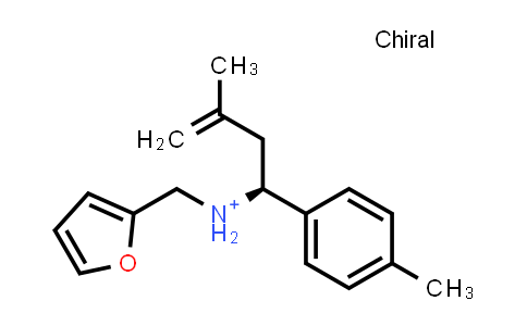 2-furanylmethyl-[(1S)-3-methyl-1-(4-methylphenyl)but-3-enyl]ammonium