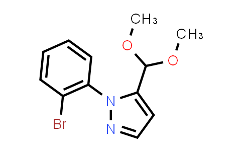 1-(2-bromophenyl)-5-(dimethoxymethyl)-1H-pyrazole