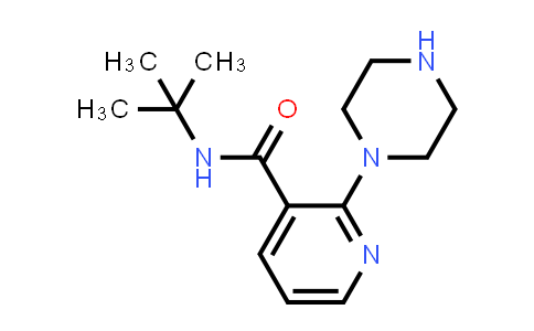N-tert-butyl-2-(1-piperazinyl)-3-pyridinecarboxamide