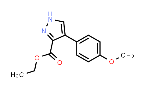 4-(4-methoxyphenyl)-1H-Pyrazole-3-carboxylicacid ethylester