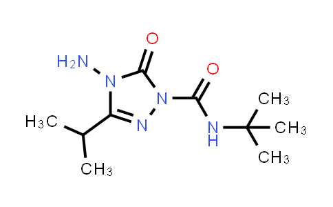 4-Amino-N-(tert-butyl)-3-isopropyl-5-oxo-4,5-dihydro-1H-1,2,4-triazole-1-carboxamide