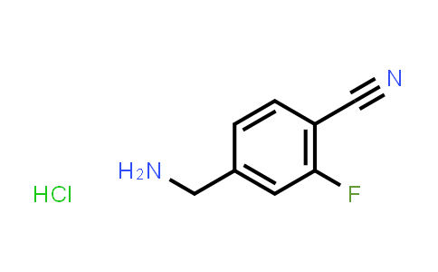 4-(aminomethyl)-2-fluorobenzonitrile hydrochloride