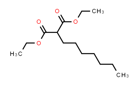 2-heptylpropanedioic acid diethyl ester