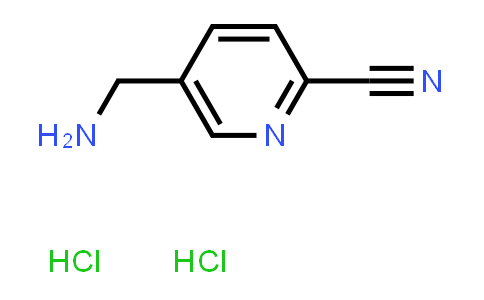 5-(aminomethyl)-2-pyridinecarbonitrile dihydrochloride