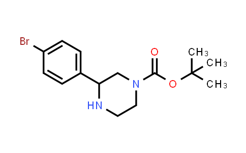 tert-Butyl 3-(4-bromophenyl)piperazine-1-carboxylate