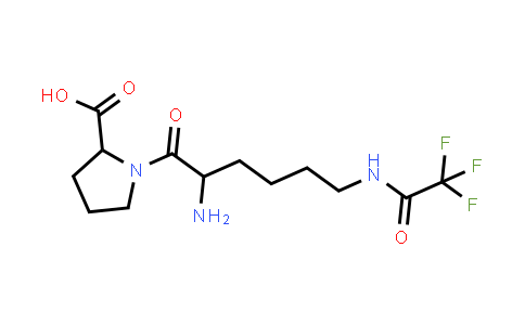1-[2-amino-1-oxo-6-[(2,2,2-trifluoro-1-oxoethyl)amino]hexyl]-2-pyrrolidinecarboxylic acid