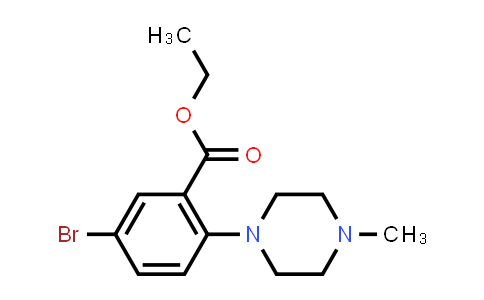 5-bromo-2-(4-methyl-1-piperazinyl)benzoic acid ethyl ester