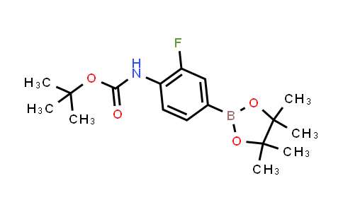 N-[2-fluoro-4-(4,4,5,5-tetramethyl-1,3,2-dioxaborolan-2-yl)phenyl]carbamic acid tert-butyl ester