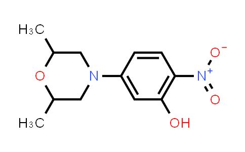 5-(2,6-dimethyl-4-morpholinyl)-2-nitrophenol