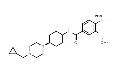4-Amino-N-(trans-4-(4-(cyclopropylmethyl)piperazin-1-yl)cyclohexyl)-3-methoxybenzamide