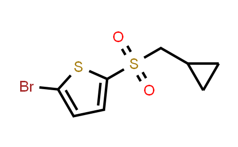 2-Bromo-5-(cyclopropylmethylsulfonyl)thiophene