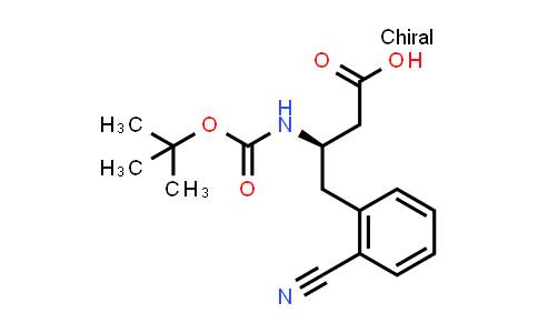 (R)-3-((tert-Butoxycarbonyl)amino)-4-(2-cyanophenyl)butanoic acid