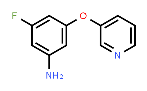 3-Fluoro-5-(3-pyridinyloxy)benzenamine