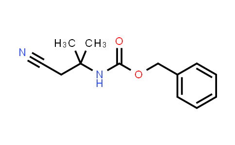 Benzyl (1-cyano-2-methylpropan-2-yl)carbamate