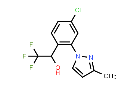 1-(4-Chloro-2-(3-methyl-1H-pyrazol-1-yl)phenyl)-2,2,2-trifluoroethanol