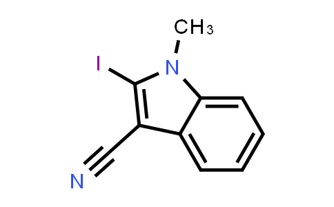 2-Iodo-1-methyl-1H-indole-3-carbonitrile