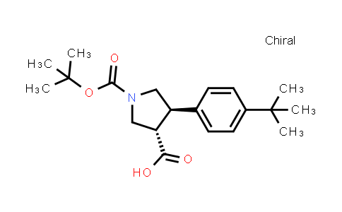 (3S,4R)-1-(tert-butoxycarbonyl)-4-(4-tert-butylphenyl)pyrrolidine-3-carboxylic acid