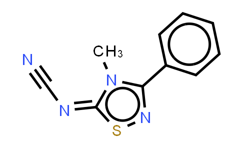 5-Cyanimino-4,5-dihydro-4-methyl-3-phenyl-1,2,4-thiadiazole