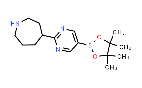 4-(5-(4,4,5,5-tetramethyl-[1,3,2]dioxaborolan-2-yl)pyrimidin-2-yl)-azepane