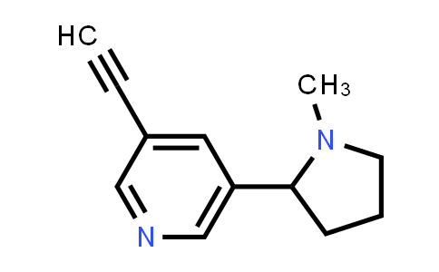 3-ethynyl-5-(1-methyl-2-pyrrolidinyl)pyridine