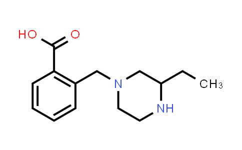 1-(2-carboxyphenyl methyl)-3-ethyl-piperazine