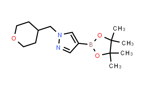 1-((Tetrahydro-2H-pyran-4-yl)methyl)-4-(4,4,5,5-tetramethyl-1,3,2-dioxaborolan-2-yl)-1H-pyrazole