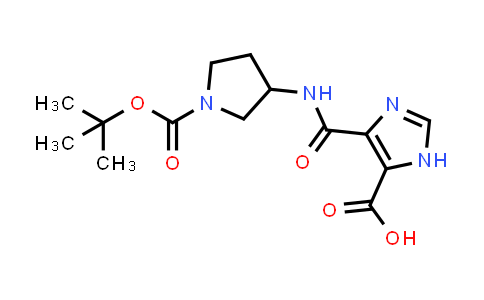 4-((1-(tert-Butoxycarbonyl)pyrrolidin-3-yl)carbamoyl)-1H-imidazole-5-carboxylic acid