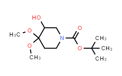 tert-Butyl 3-hydroxy-4,4-dimethoxypiperidine-1-carboxylate