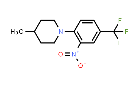 4-methyl-1-[2-nitro-4-(trifluoromethyl)phenyl]piperidine