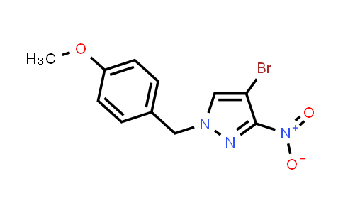 1H-Pyrazole, 4-bromo-1-[(4-methoxyphenyl)methyl]-3-nitro-