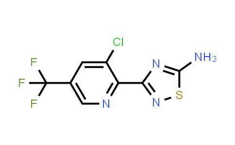 3-(3-Chloro-5-(trifluoromethyl)pyridin-2-yl)-1,2,4-thiadiazol-5-amine