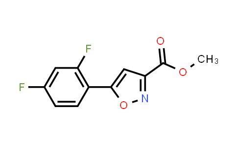 Methyl 5-(2,4-difluorophenyl)isoxazole-3-carboxylate